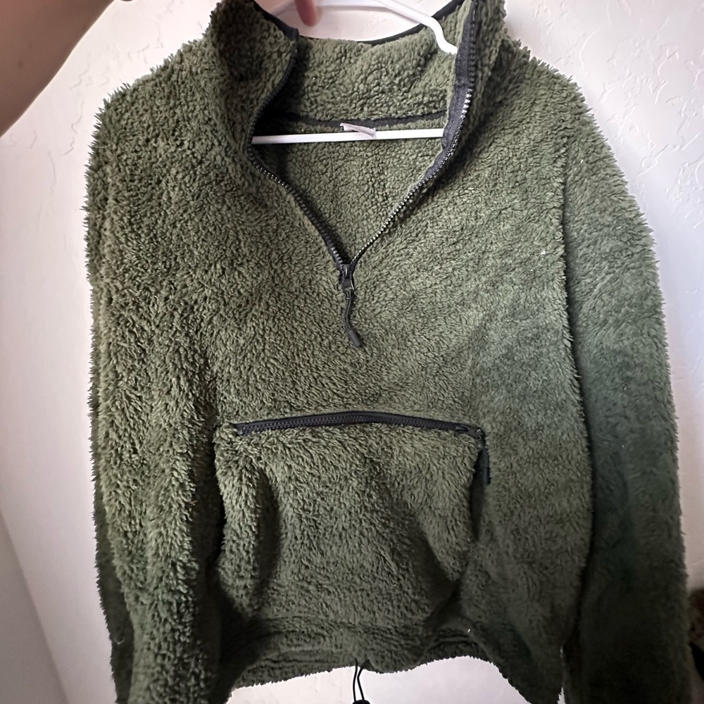 No boundaries Sherpa half zip